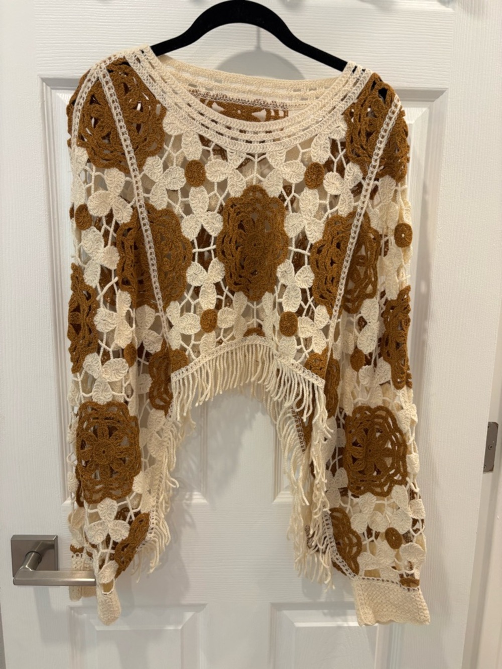 Crochet Fringe Sweater - Picture 9 of 14